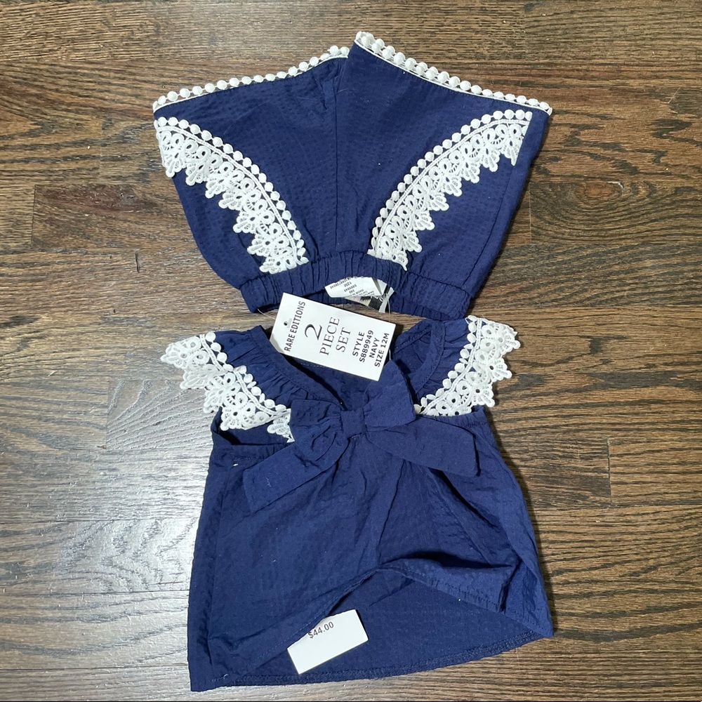 Rare Editions Macy’s NWT 12 month Shorts Set
